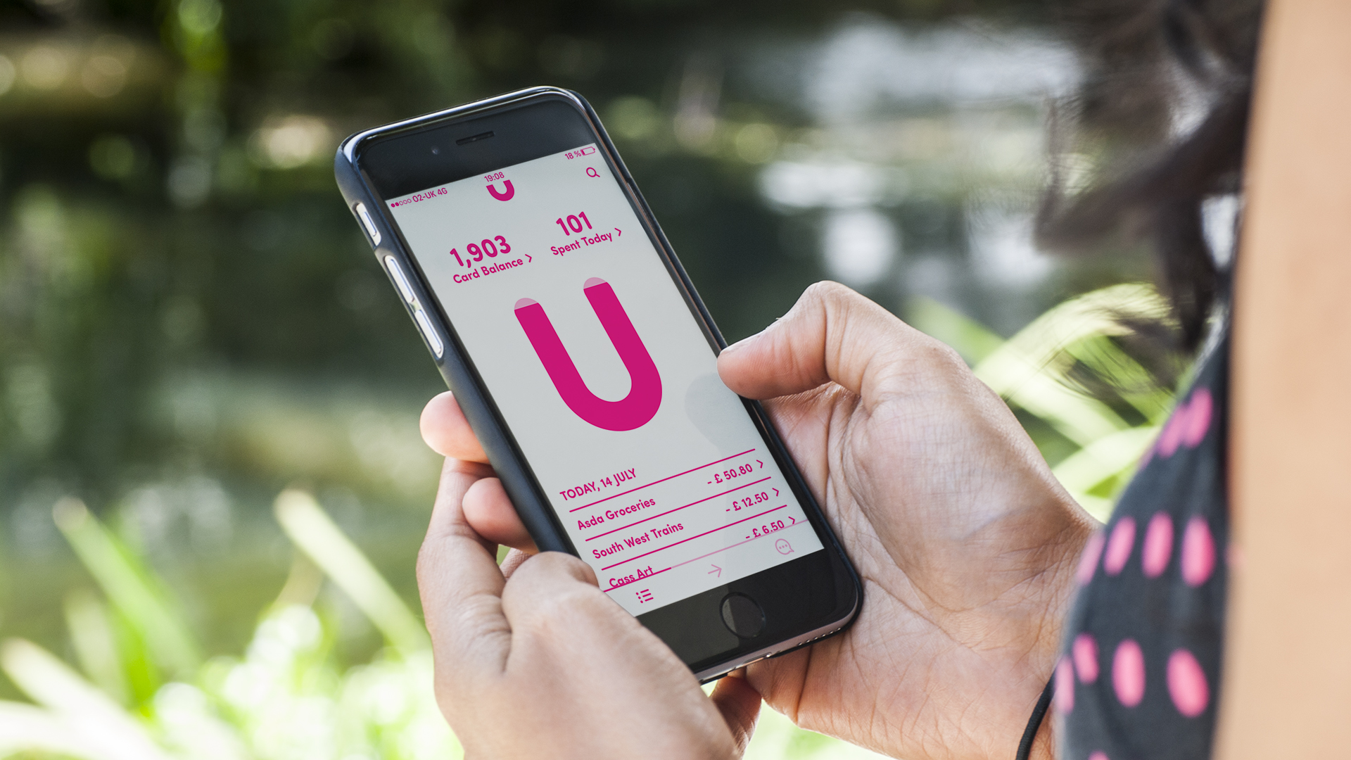 U App mockup